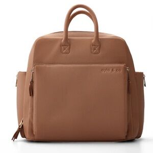 Ayla & Co vegan leather diaper bag
